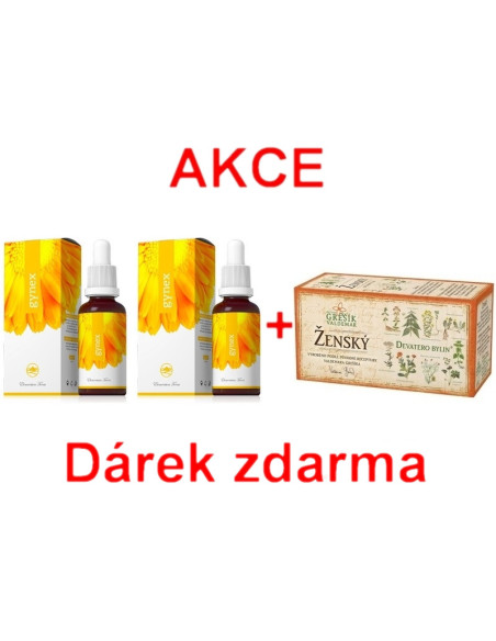 AKCE - 2x Gynex + ZDARMA Ženský čaj