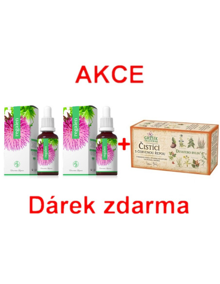 AKCE - 2x Regalen + ZDARMA Čistící čaj