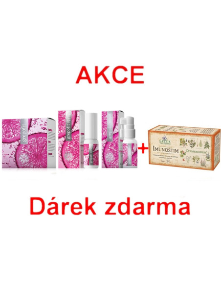 AKCE - Balíček Grepofit + ZDARMA Imunostim čaj