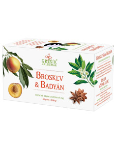 Grešík BROSKEV & BADYÁN čaj 20 x 2 g