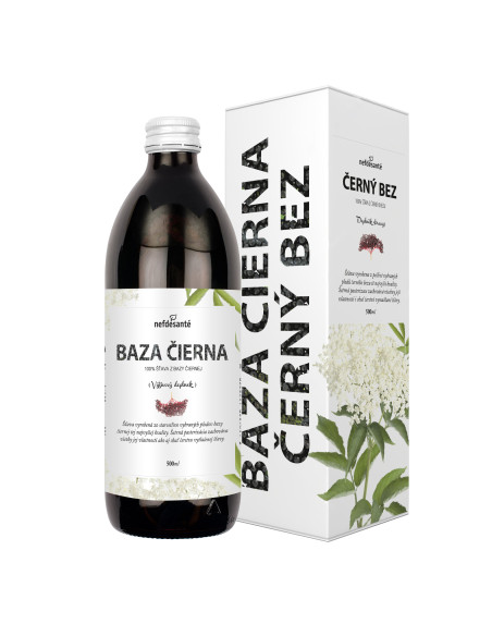 NefDeSanté ČERNÝ BEZ 100% šťáva 500 ml