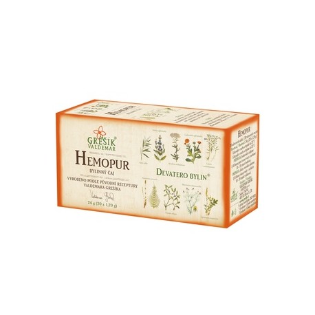 Grešík HEMOPUR čaj 30 x 1,5 g
