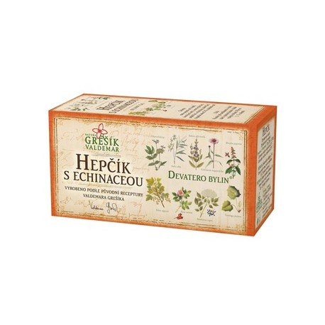 Grešík HEPČÍK S ECHINACEOU čaj 30 x 1,5 g