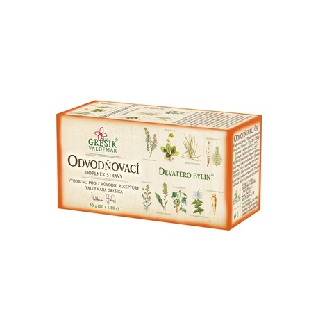 Grešík ODVODŇOVACÍ čaj 30 x 1,5 g