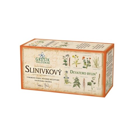 Grešík SLINIVKOVÝ čaj 30 x 1,5 g