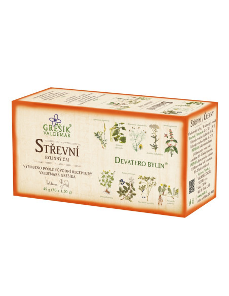Grešík STŘEVNÍ čaj 30 x 1,5 g