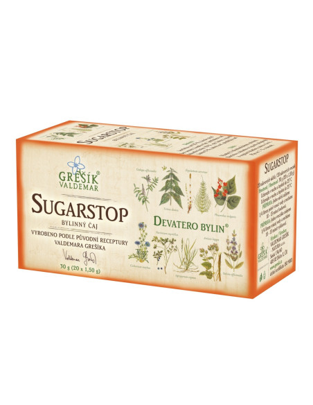 Grešík SUGARSTOP čaj 30 x 1,5 g