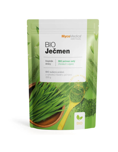 MycoMedica Mladý ječmen BIO 200 g