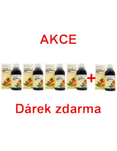 AKCE -  Mišpulníkový sirup 4 + 1 ZDARMA