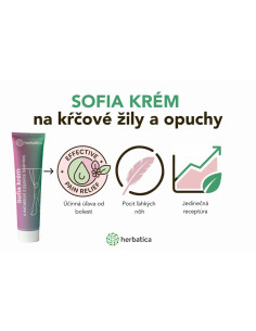 Herbatica SOFIA KRÉM na křečové žíly s extraktem z pijavice lékařské 150 ml 2