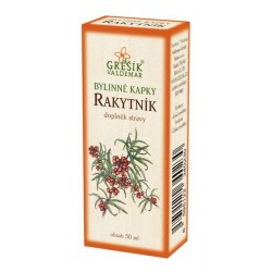 Grešík RAKYTNÍK bylinné kapky 50 ml