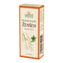 Grešík ŽENŠEN bylinné kapky 50 ml
